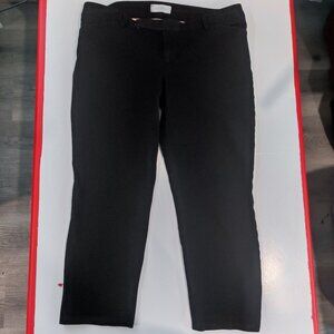 GAP Slim Cropped casual / business casual dress pants black women's size 14 R